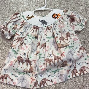 Animal Print Baby Dress